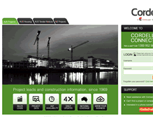 Tablet Screenshot of cordellconnect.com.au